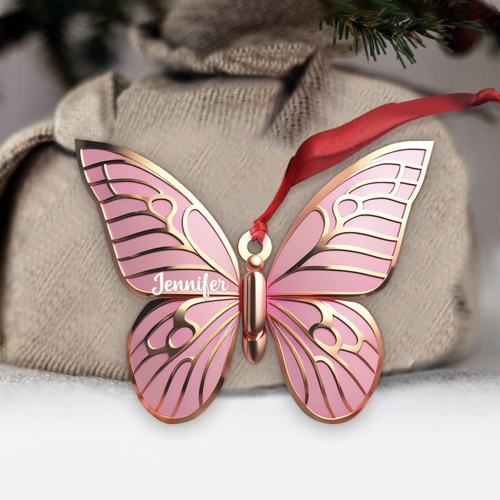 Love Butterflies - Personalized Butterfly Ornament