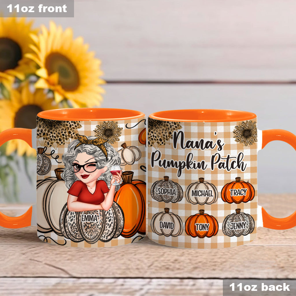 Mug personnalisé « Petites citrouilles de grand-mère » (titre au choix)