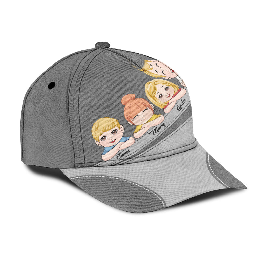 Meilleur papa du monde - Casquette classique personnalisée pour papa