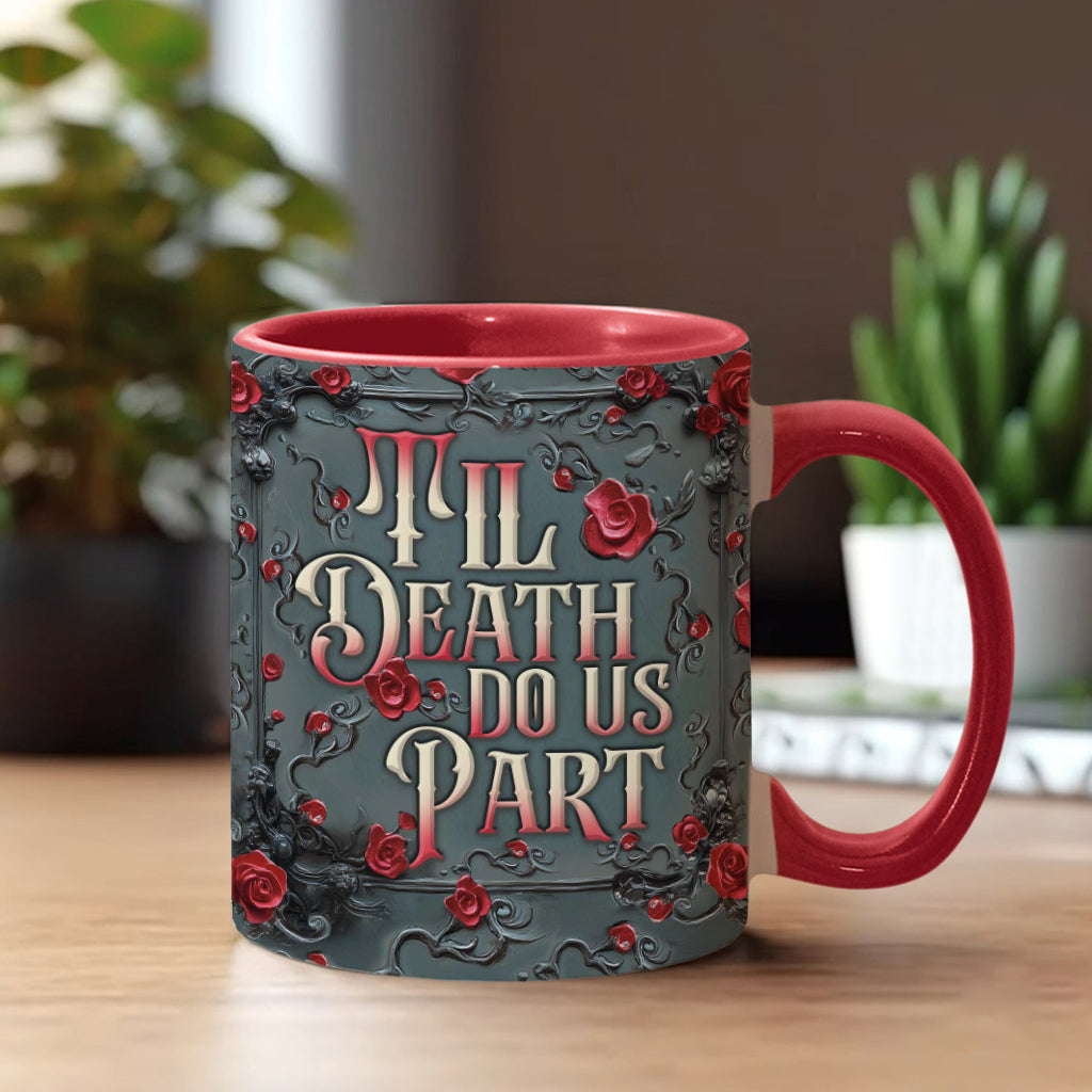 Jusqu'à ce que la mort nous sépare - Mug personnalisé pour couple
