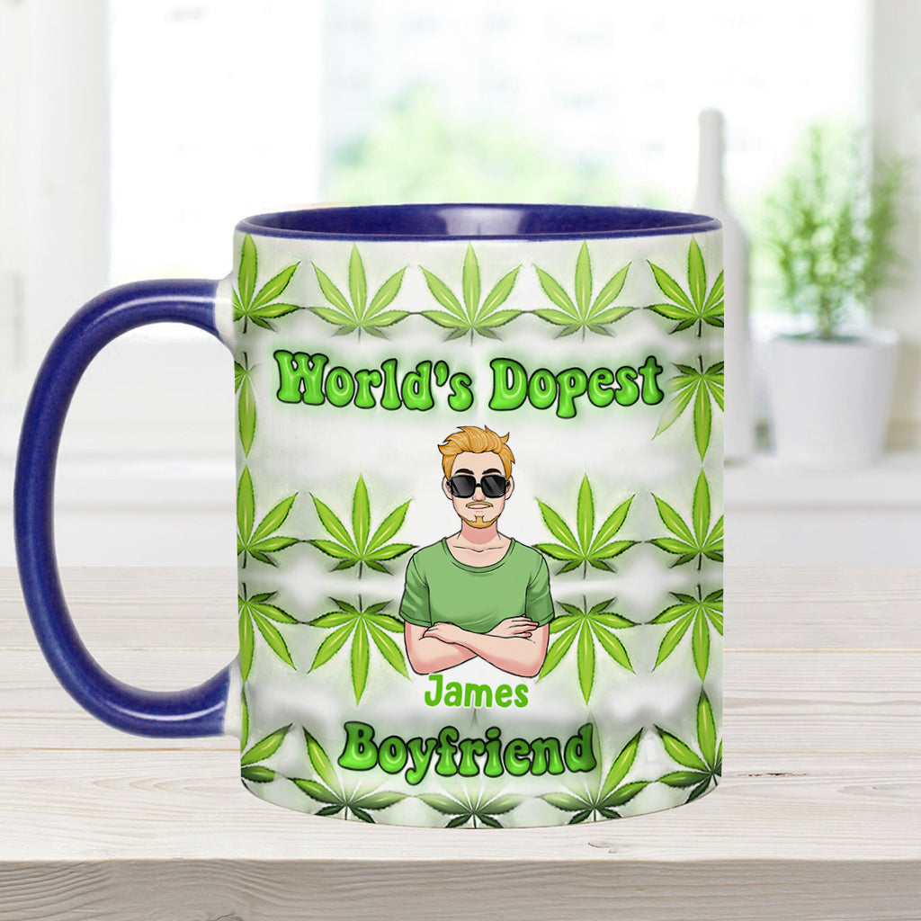 Meilleures Amies - Mug personnalisé avec une touche cannabis