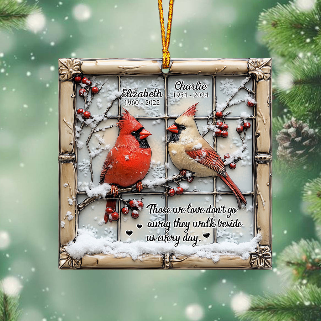 They Fly Beside Us Everyday - Personalized Memorial Ornament