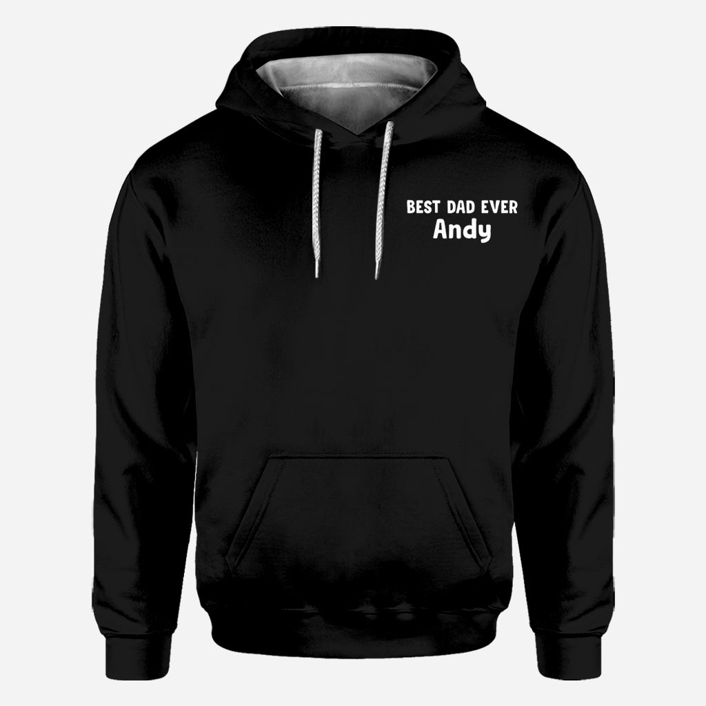 T-shirt « Road On The Back Massage Game » - T-shirt personnalisé pour papa