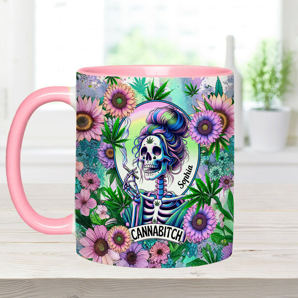 Mug personnalisé Cannabitch - Thème cannabis