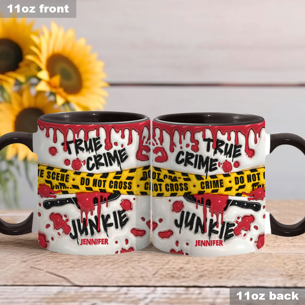 Do Not Cross - Personalized Accent Mug