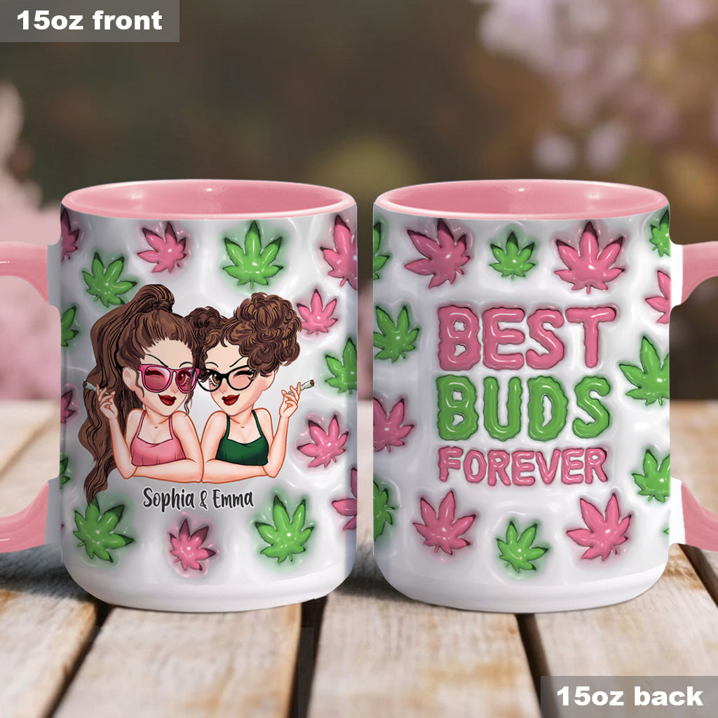 Meilleurs potes pour toujours - Mug personnalisé avec motif cannabis