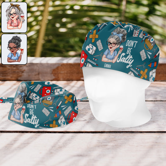 Ne soyez pas désagréable - Bonnet de bloc opératoire personnalisé pour infirmière