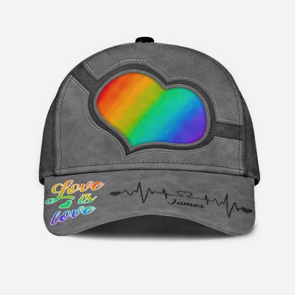 L'amour c'est l'amour - Casquette classique personnalisée de soutien à la communauté LGBT