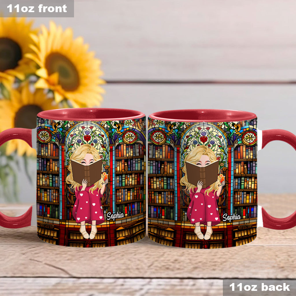 Mug personnalisé « Juste une fille qui aime les livres »