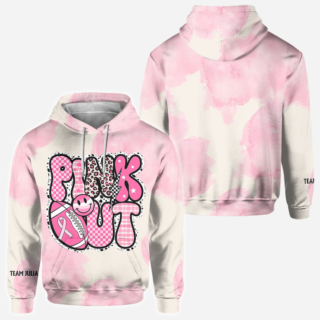 Pink Out - Personalized Breast Cancer Awareness All Over Shirt