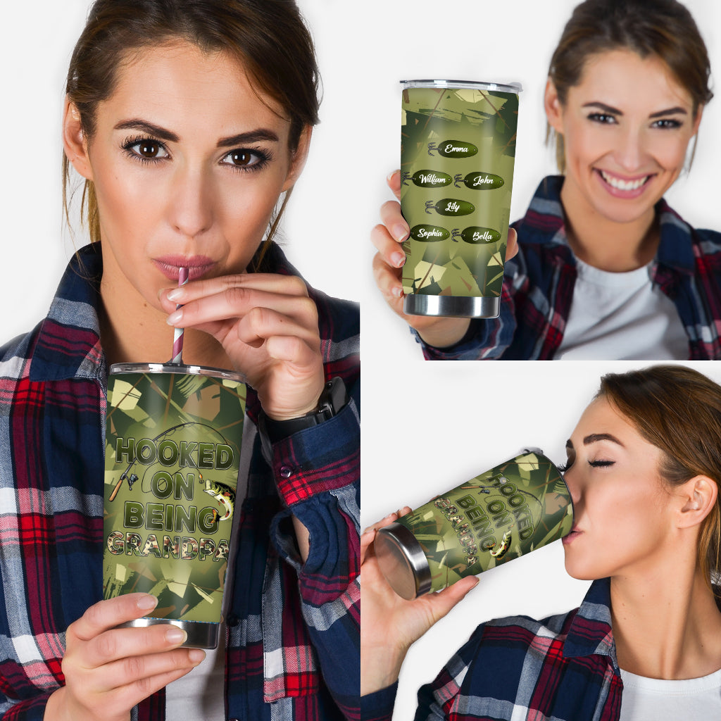 Gobelet isotherme personnalisé « Great Dad Camouflage » de Western Reel - Motif camouflage