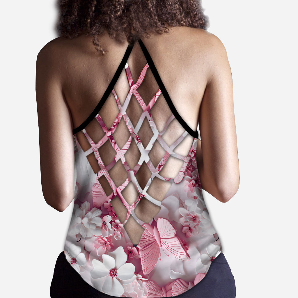 Magnifiques papillons - Débardeur personnalisé à motif papillons croisés