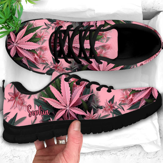 Pink Stoner Chick - Baskets personnalisées pour le cannabis