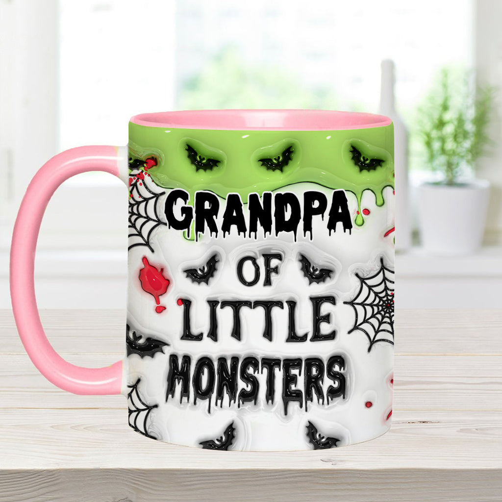 Grand-père des petits monstres (tous titres) - Mug personnalisé « Grand-père »