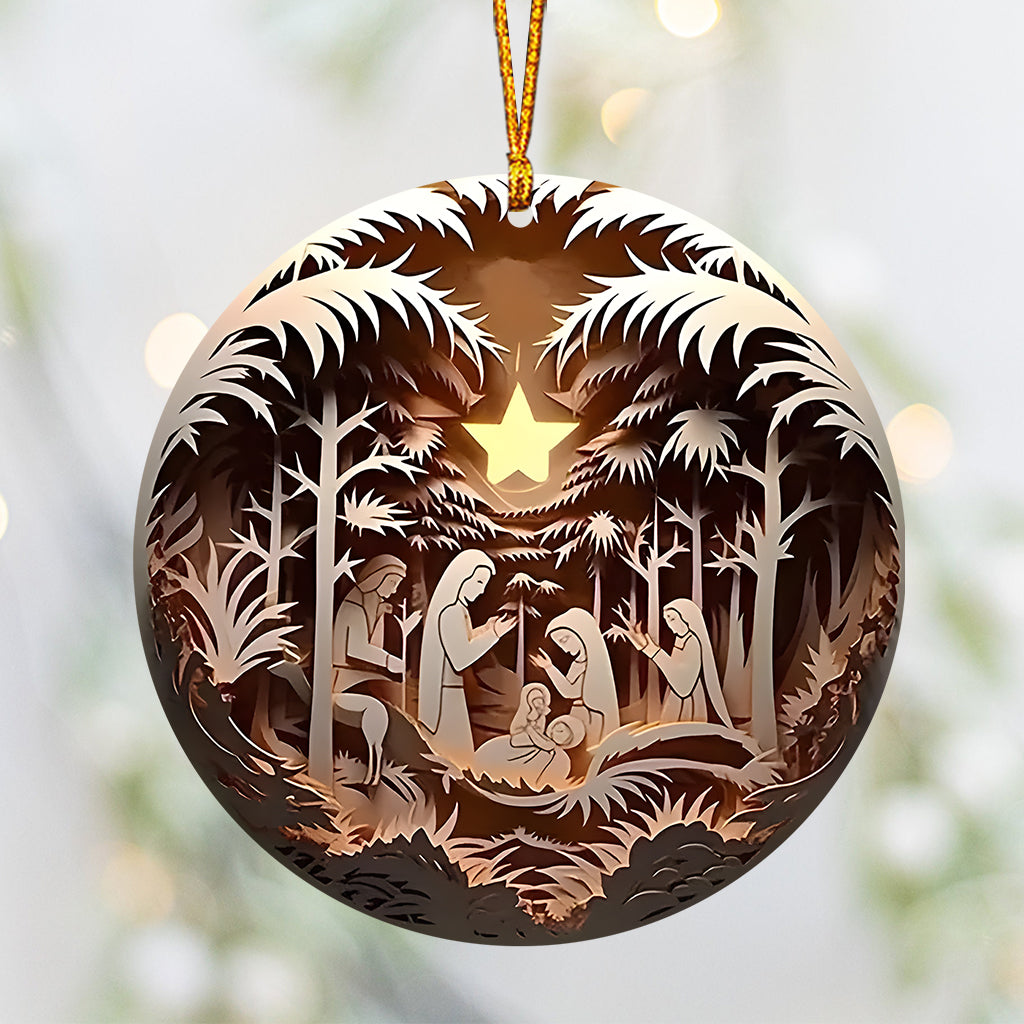 Venez, adorons-le - Ornement chrétien personnalisé