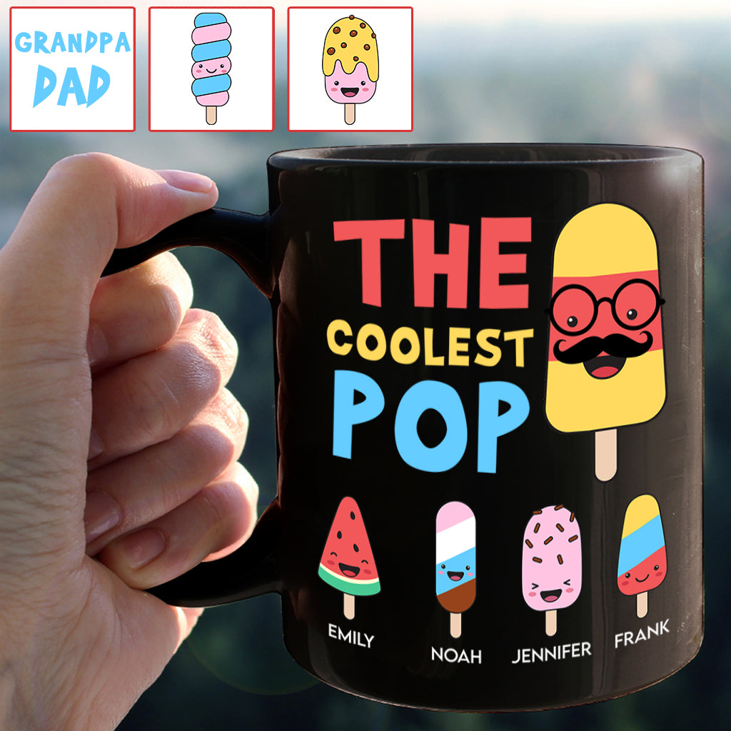 Le plus cool des papas - Mug personnalisé pour grand-père