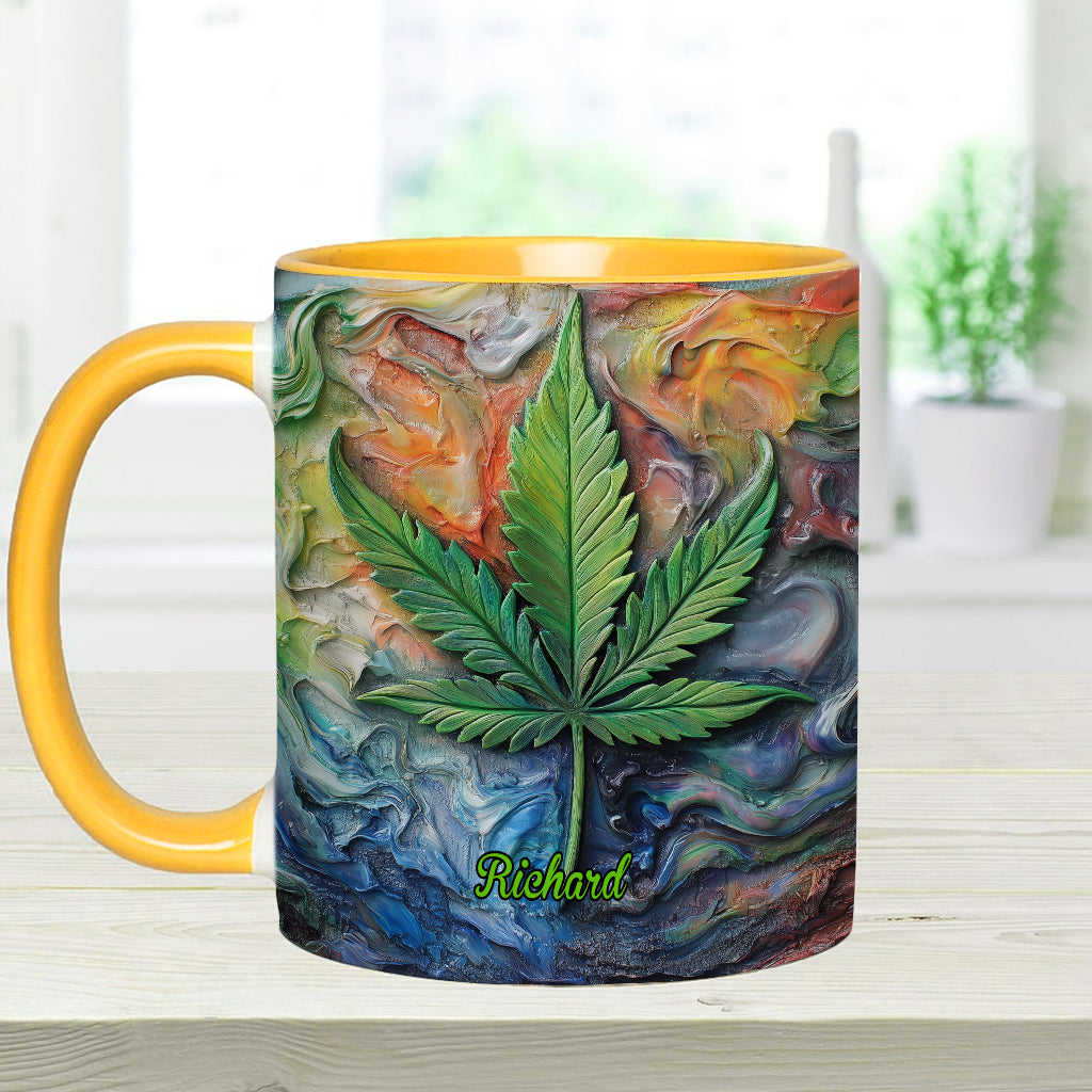 Let's Get Lit - Personalized Weed Accent Mug