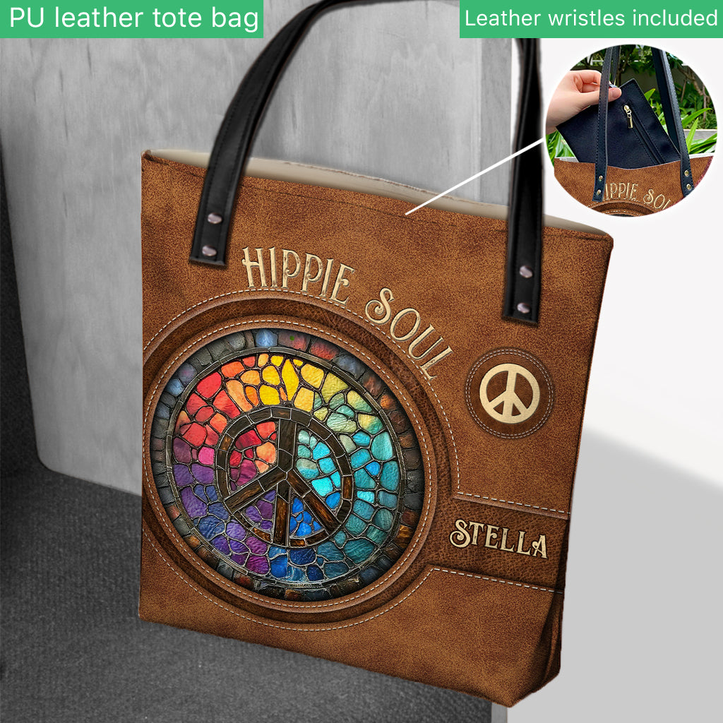 Sac fourre-tout hippie personnalisé Hippie Soul