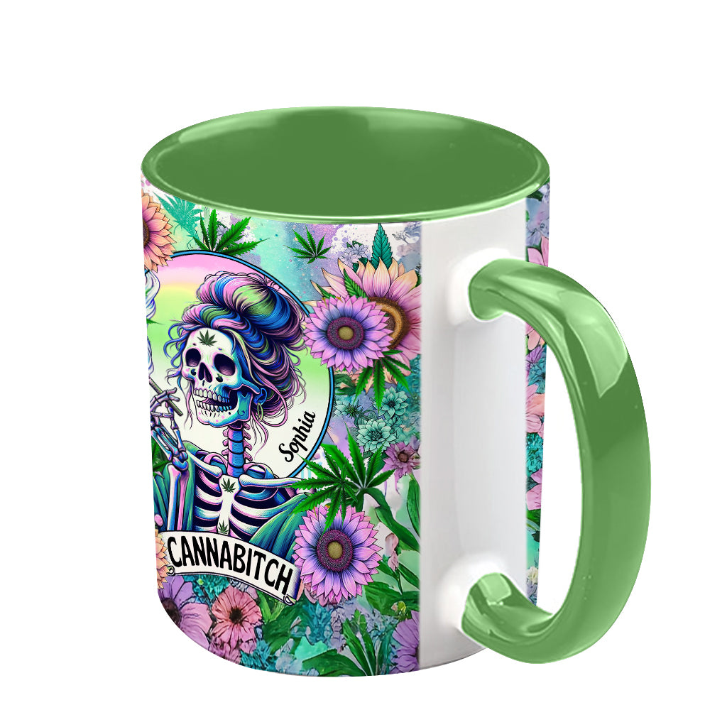 Mug personnalisé Cannabitch - Thème cannabis