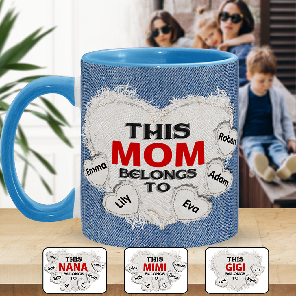 Cette maman appartient à - Mug personnalisé pour maman