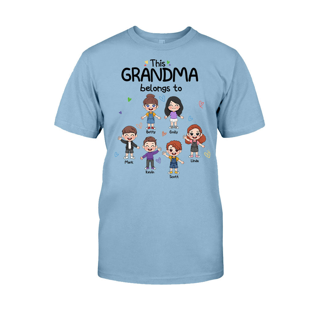 This Grandma Belongs To - Personalized Grandma T-shirt And Hoodie