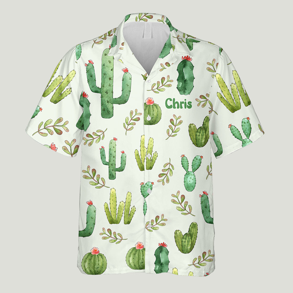 Cactus Succulents Plants - Personalized Cactus Hawaiian Shirt