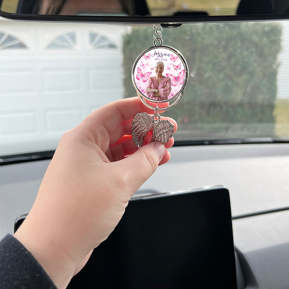 Tu nous manques chaque jour - Ornement commémoratif personnalisé en forme d'ailes