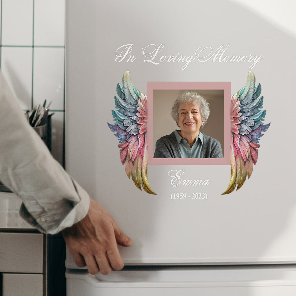 En souvenir de - Autocollant commémoratif personnalisé découpé à l'emporte-pièce