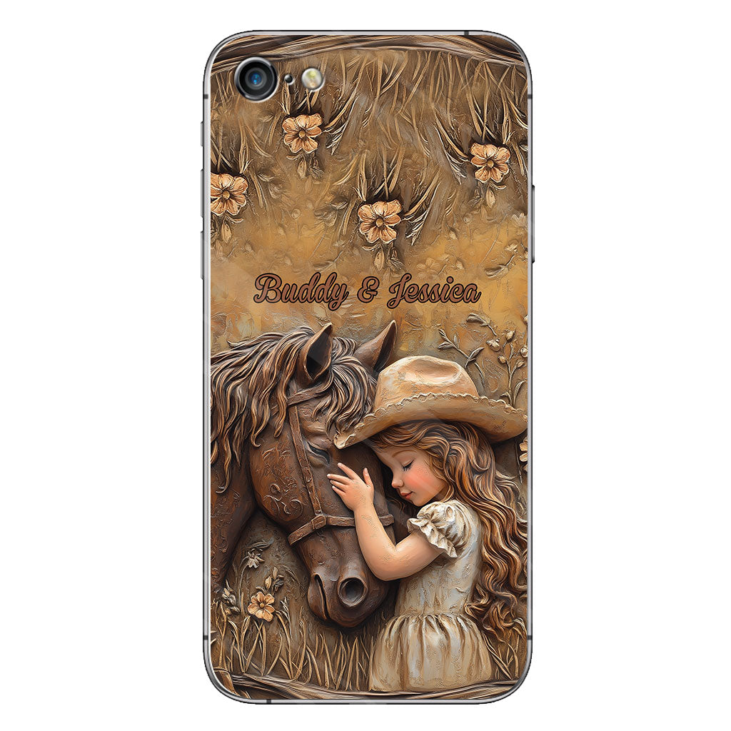 Just A Girl Who Loves Horse - Personalized Horse Clear Phone Case