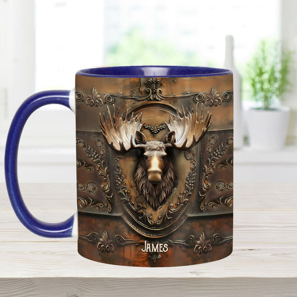 Beautiful Moose Wild Turkey Fox Duck - Personalized Hunting Accent Mug