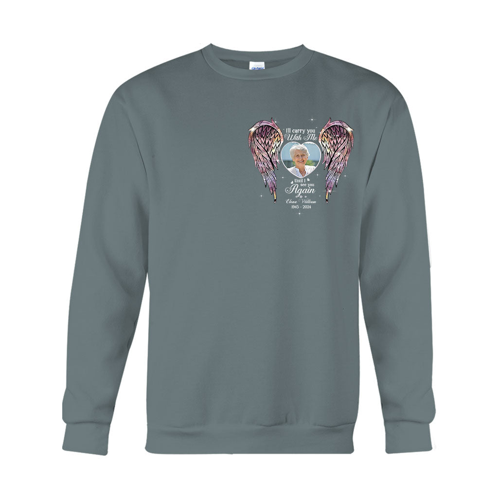 Ailes commémoratives Tes ailes étaient prêtes, mais mon cœur ne l'était pas - T-shirt et sweat à capuche commémoratifs personnalisés