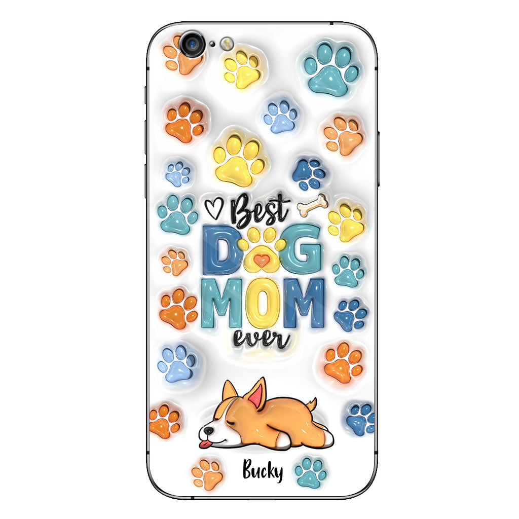 Meilleur papa/maman de chien au monde - Coque de téléphone personnalisée pour chien