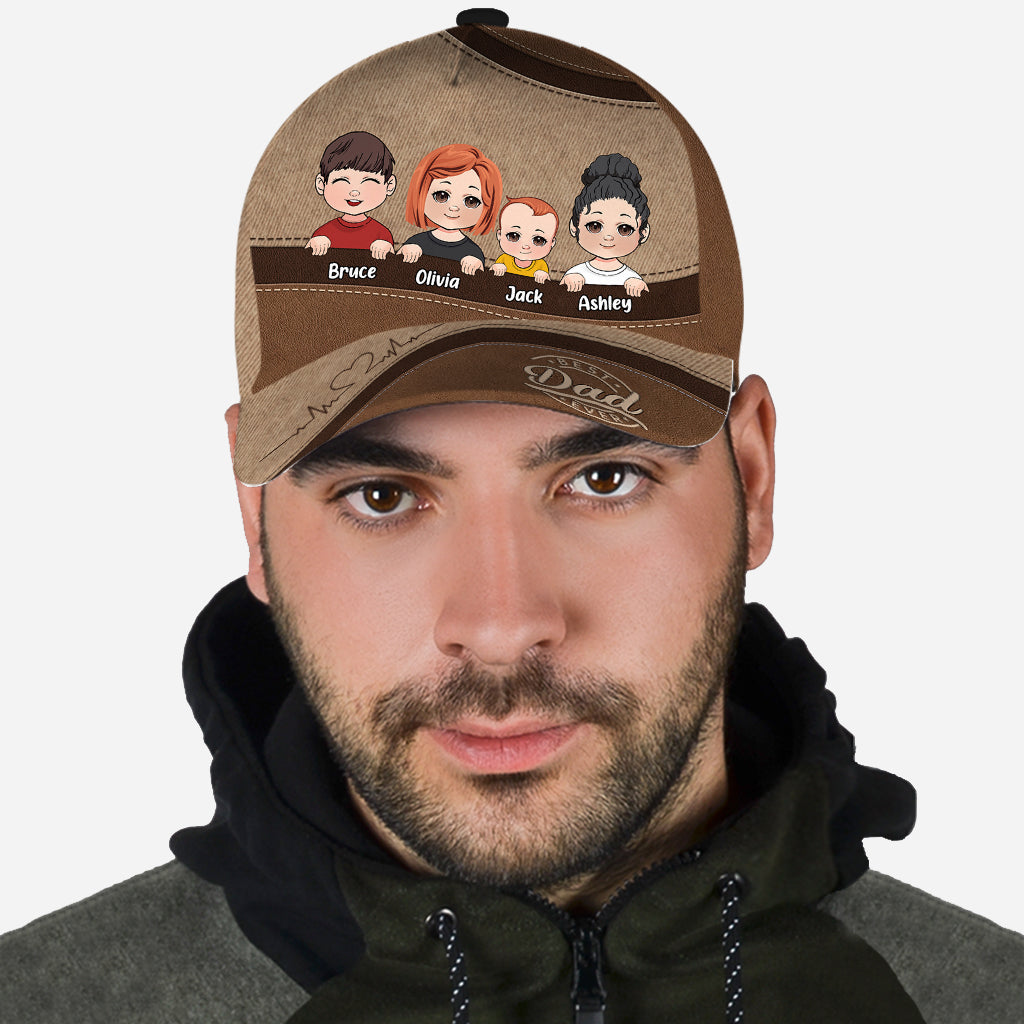 Casquette classique personnalisée « Lien indéfectible de l'équipe de papa »