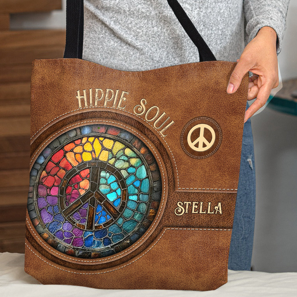 Sac fourre-tout hippie personnalisé Hippie Soul