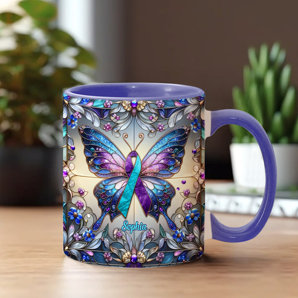 Foi, Espérance, Amour - Mug personnalisé pour la prévention du suicide