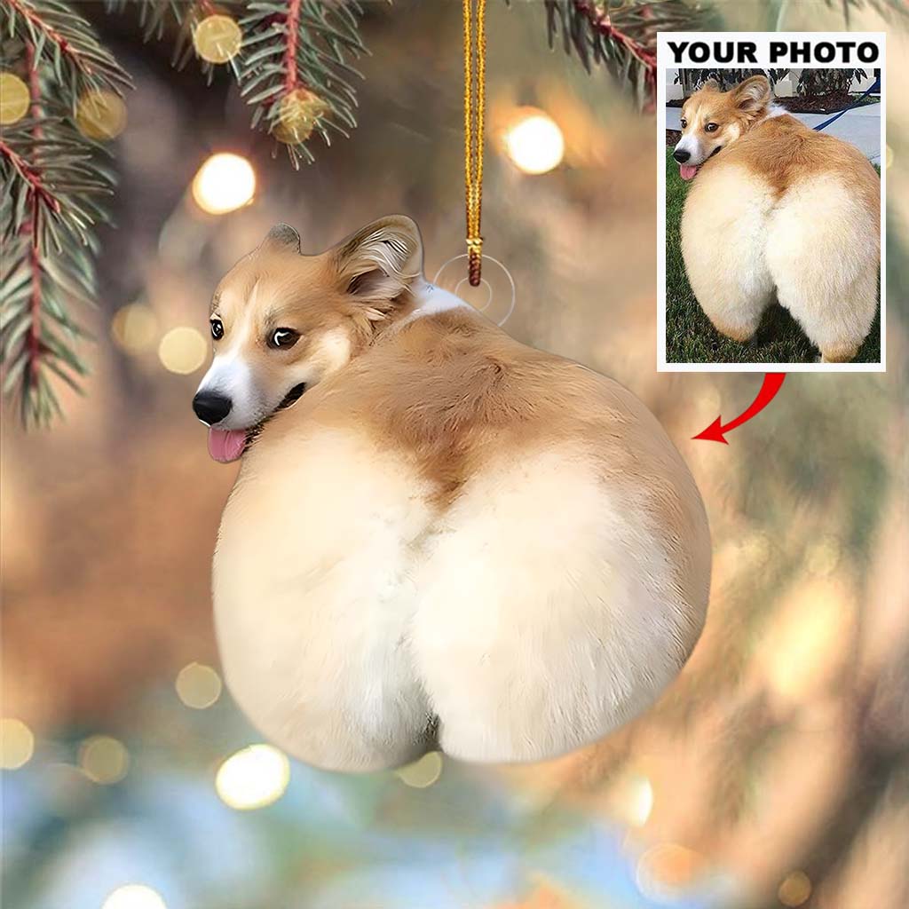Any Photo Ornament - Personalized Dog Custom Shaped Ornament