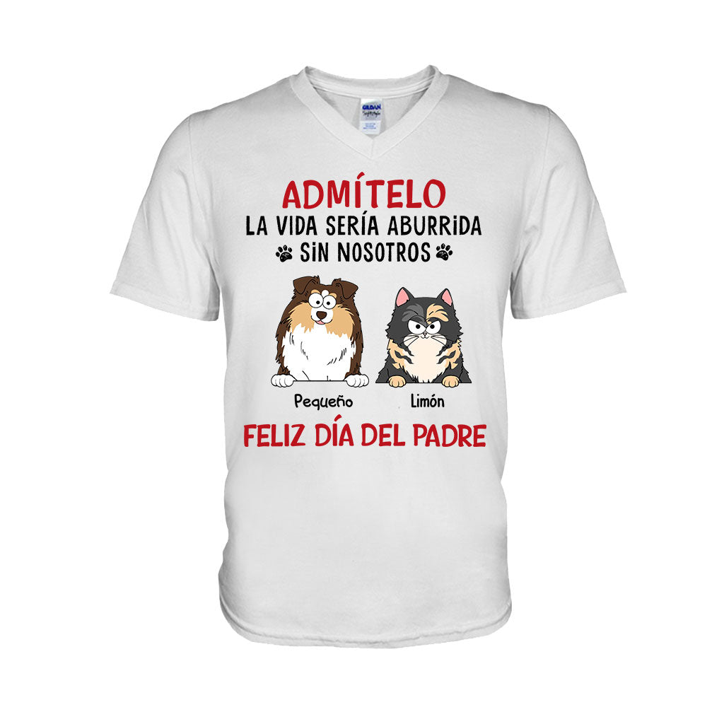 La Vida Sería Aburrida Sin Mí - Personalized Dog T-shirt And Hoodie