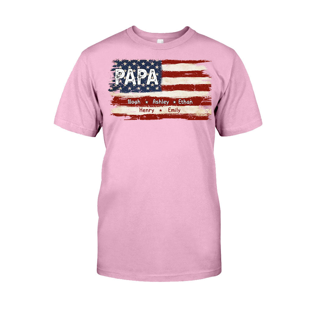 La vie de papa pour le 4 juillet - T-shirt et sweat à capuche personnalisés pour papa