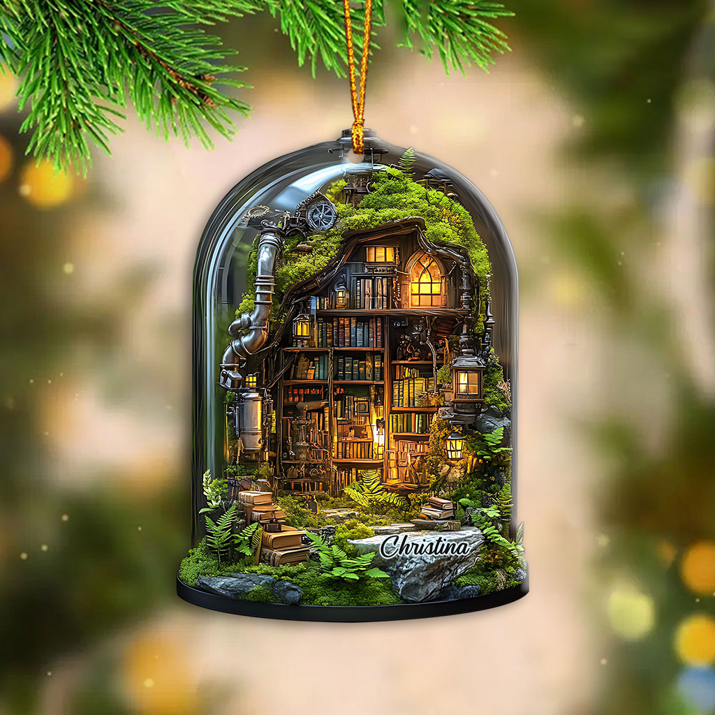 Mon coin secret - Ornement de livre personnalisé