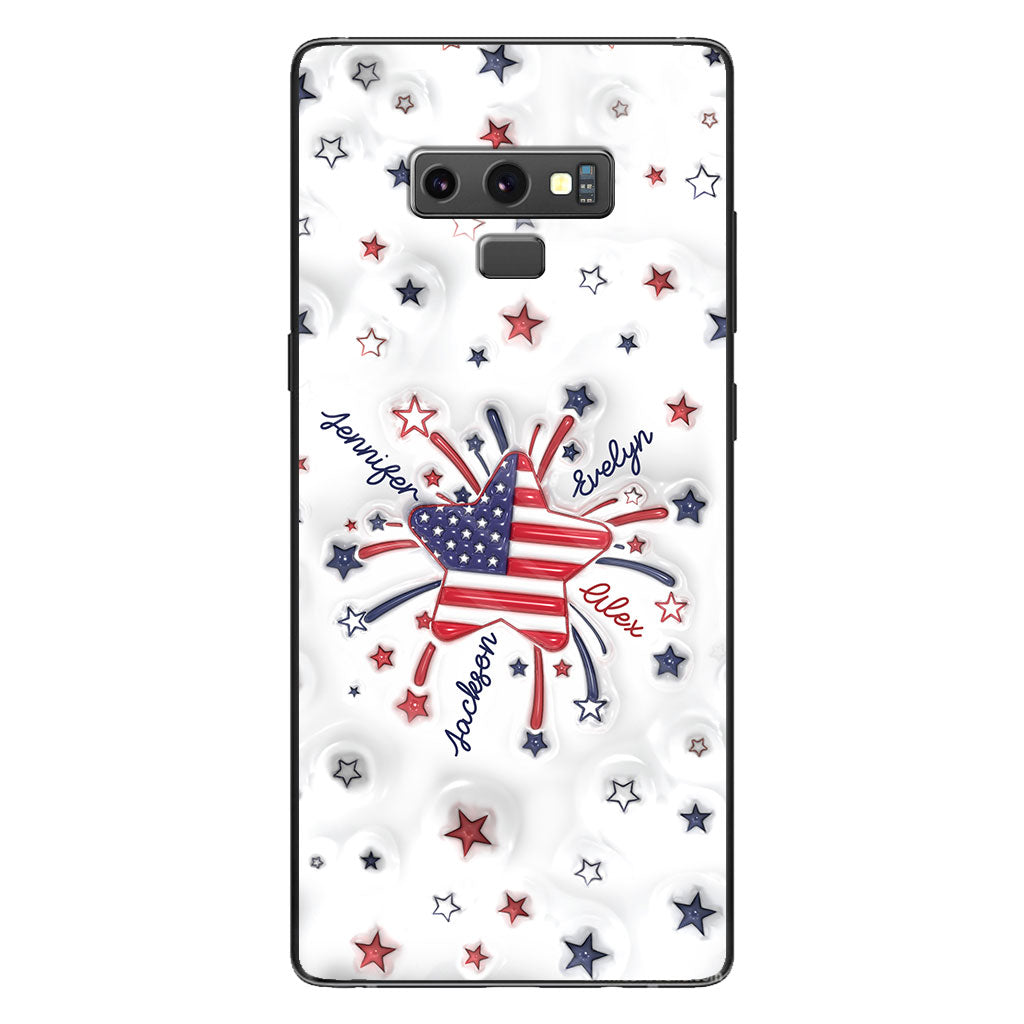 Coque de téléphone personnalisée « Petite étoile de grand-mère » pour le 4 juillet