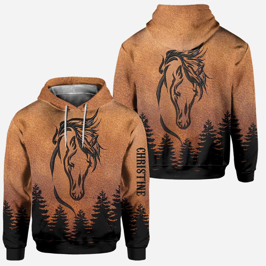 Love Horses - Personalized Horse Hoodie and Leggings
