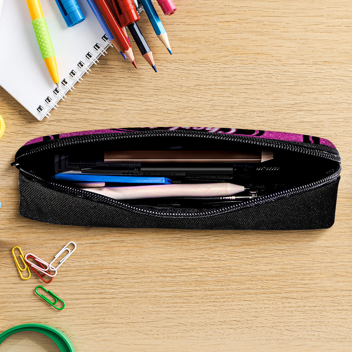 Trousse à crayons personnalisée pour enseignants - Crayon de couleur