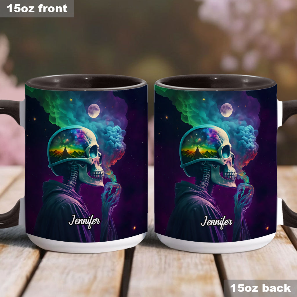 A Little High - Personalized Weed Accent Mug