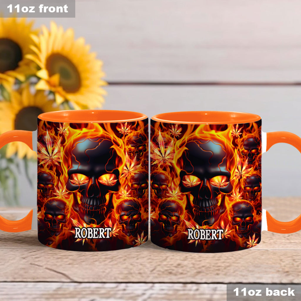 Libérez votre esprit - Mug personnalisé à motif cannabis