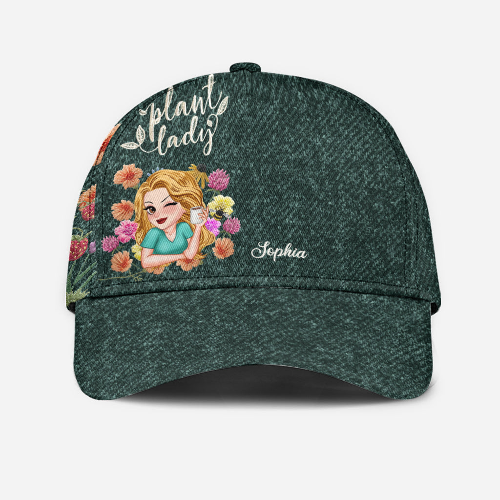 Casquette classique de jardinage personnalisée Plant Lady Wild Flowers