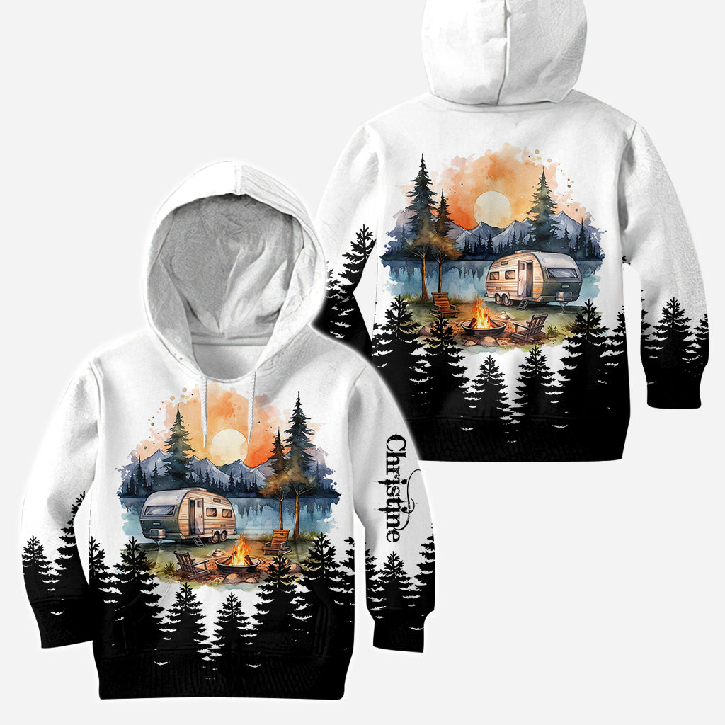 Love Camping - Personalized Camping Hoodie and Leggings