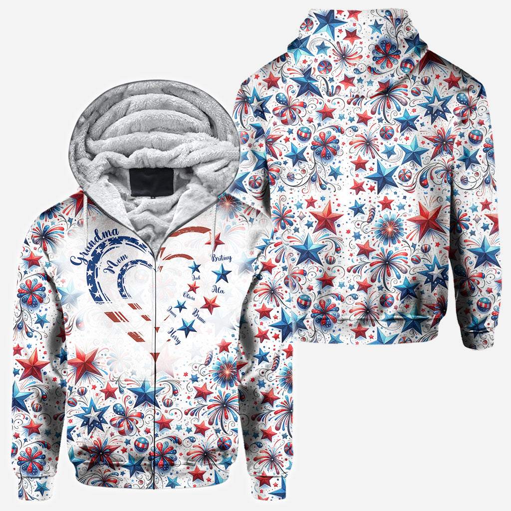 T-shirt personnalisé « Grand-mère américaine »