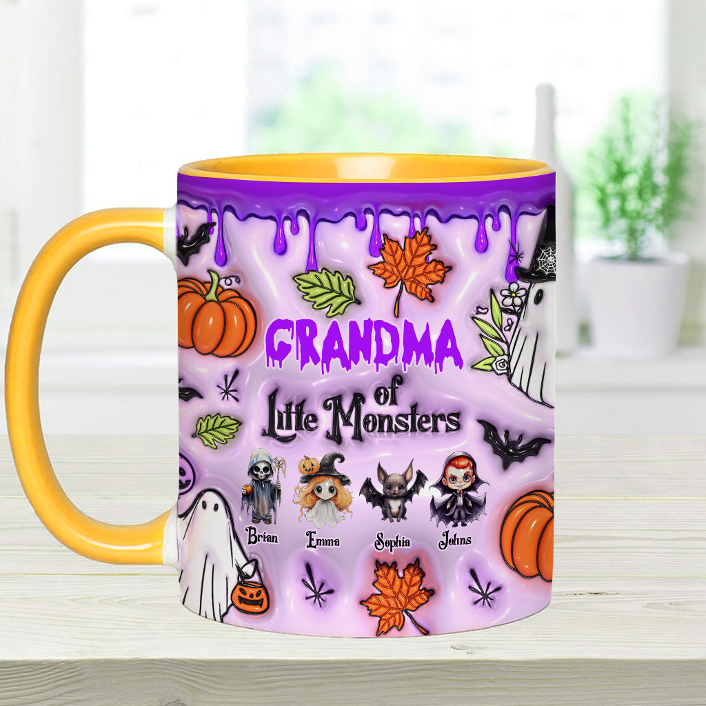 Mug personnalisé « Grand-mère des petits monstres » (tous titres)