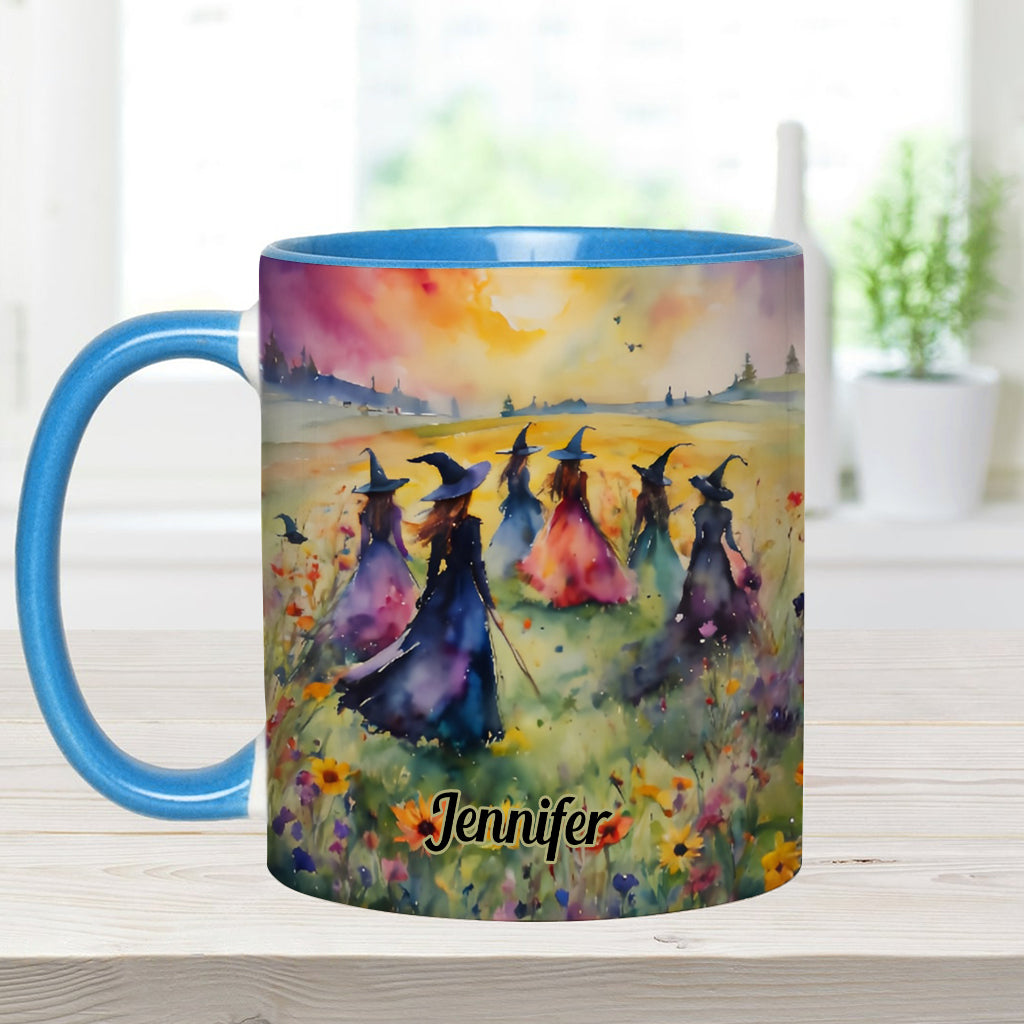 Mug personnalisé « Sorcières à l'aquarelle » - Collection de sorcières