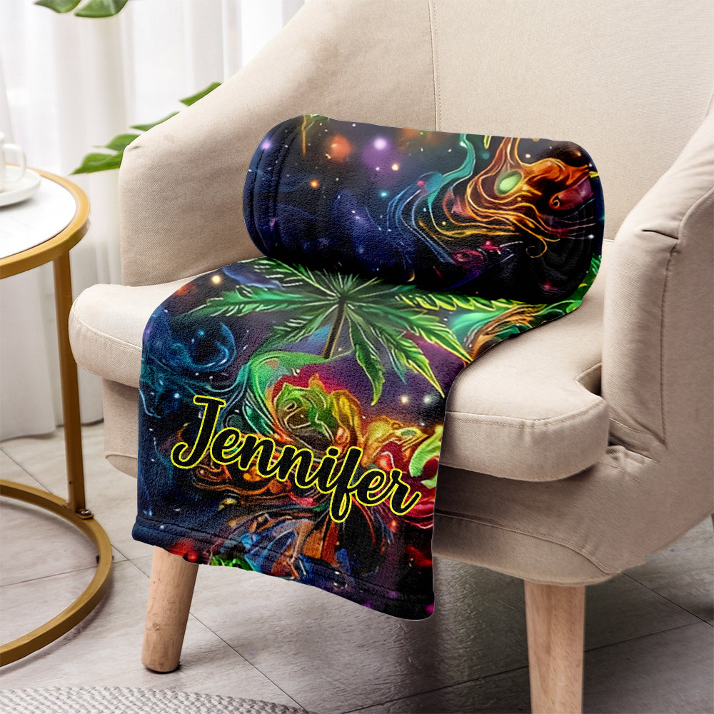 Stoner Chick - Couverture personnalisée pour fumeurs de cannabis